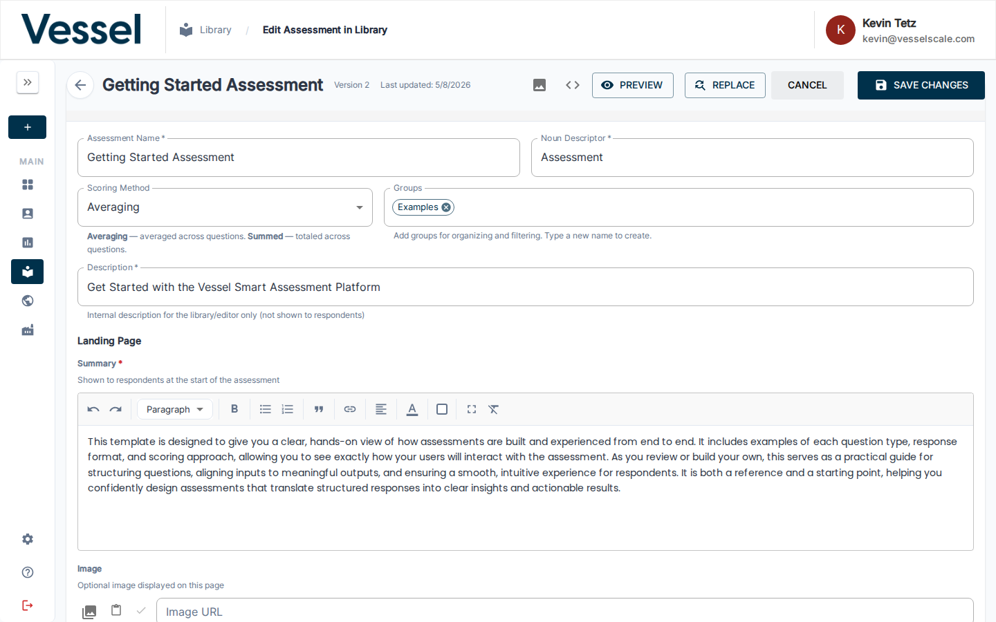 Landing Page Fields